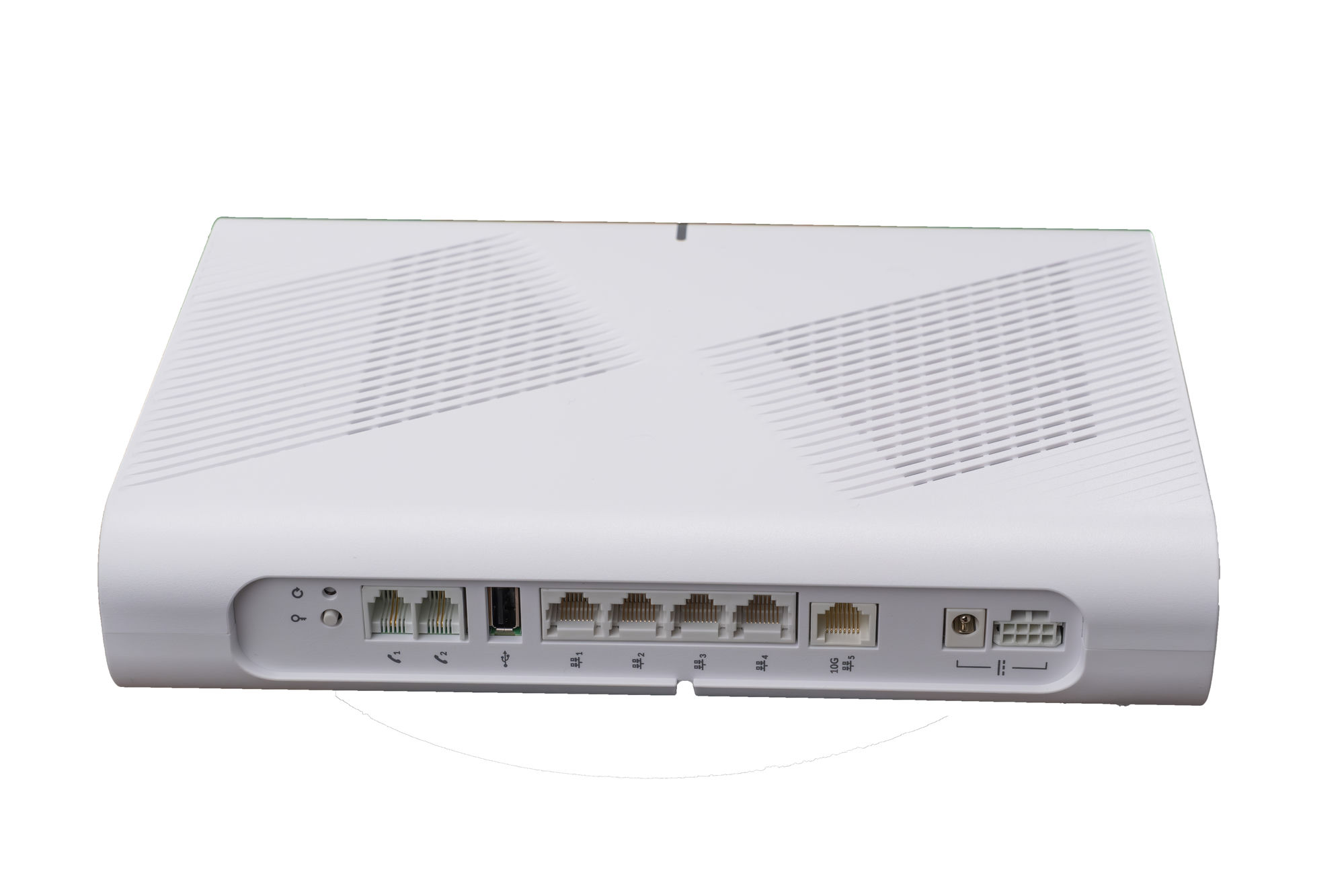 Premium Router rear ports, including a 10 Gbps LAN port