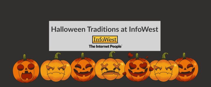 "halloween traditions" on black background.